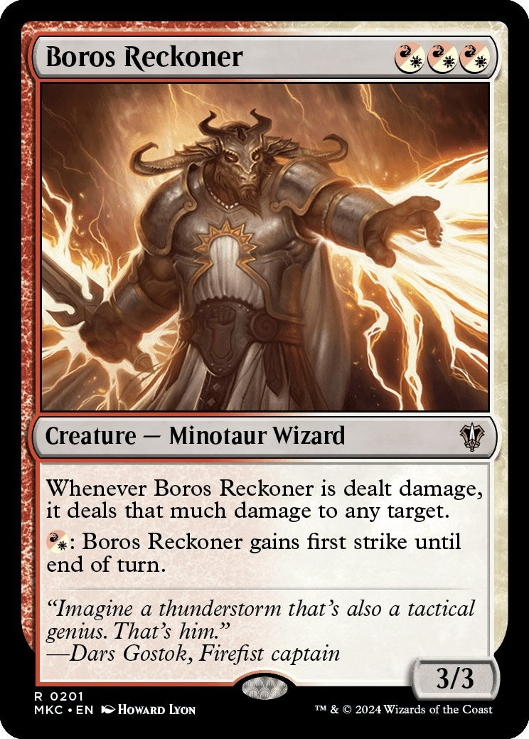 Image for Boros Reckoner (201) (MKC) - Magic: The Gathering
