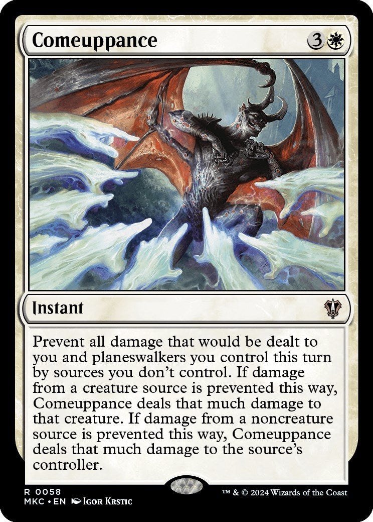 Image for Comeuppance (58) (MKC) - Magic: The Gathering