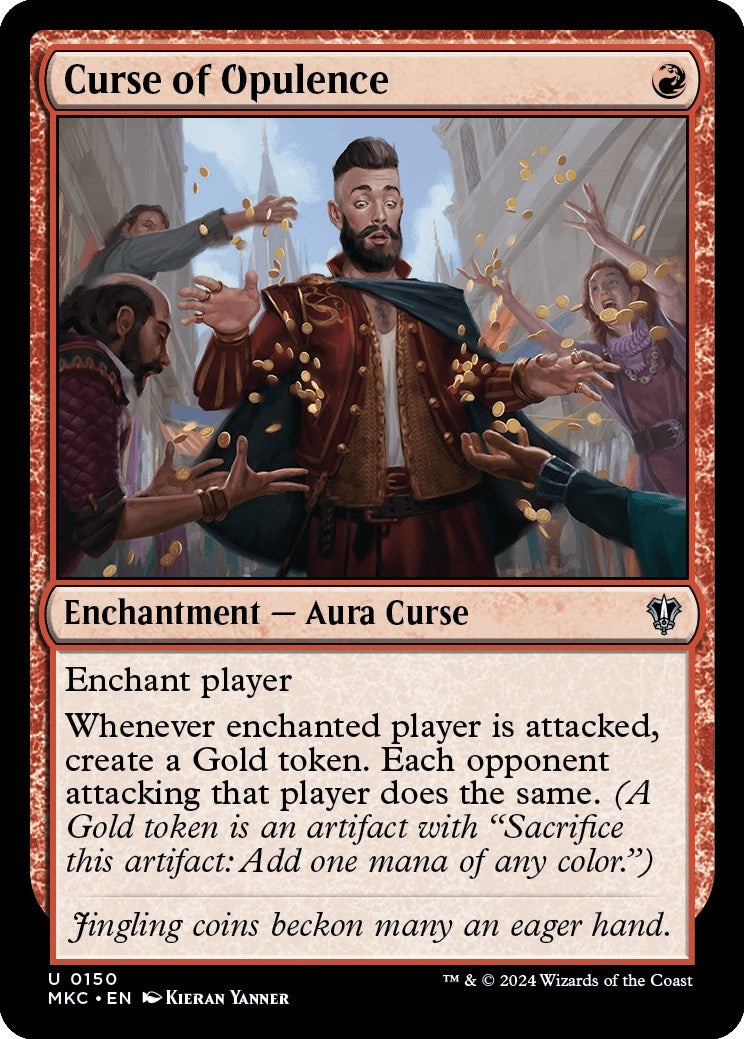Image for Curse of Opulence (150) (MKC) - Magic: The Gathering