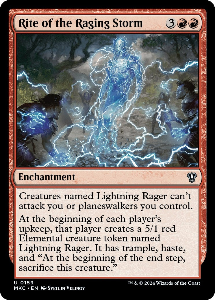 Image for Rite of the Raging Storm (159) (MKC) - Magic: The Gathering
