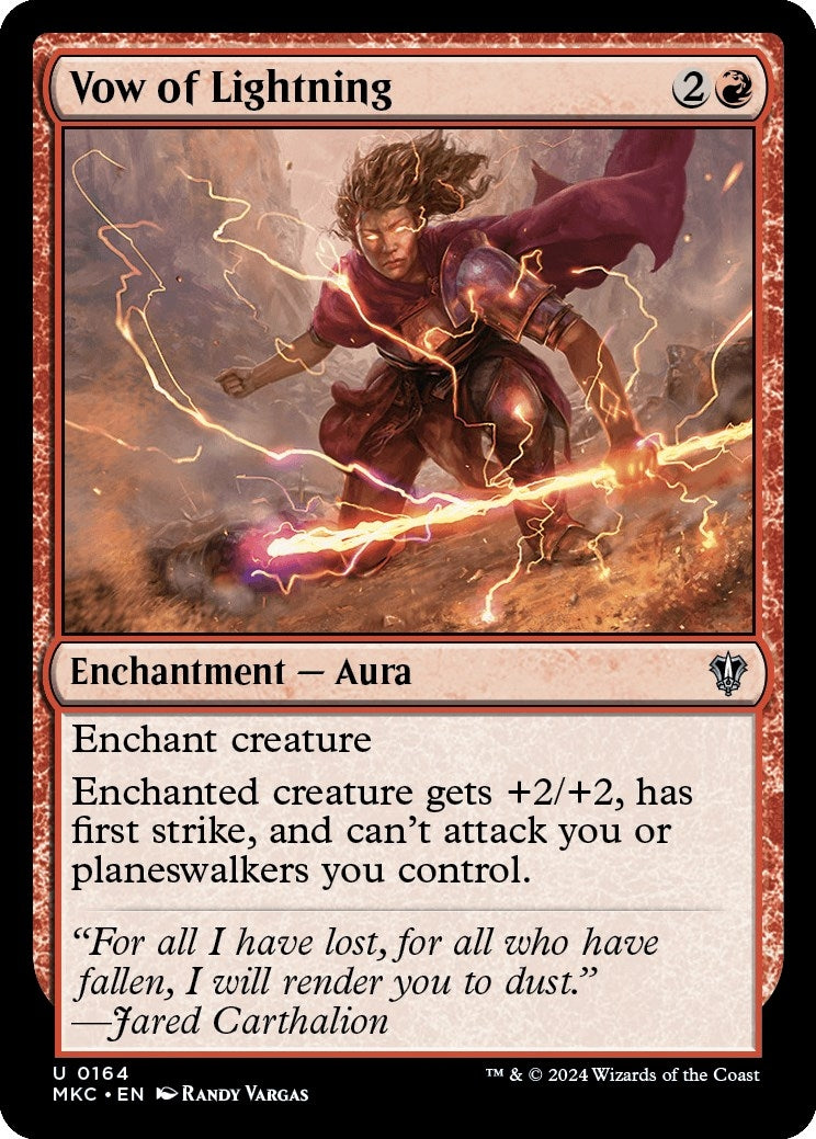 Image for Vow of Lightning (164) (MKC) - Magic: The Gathering