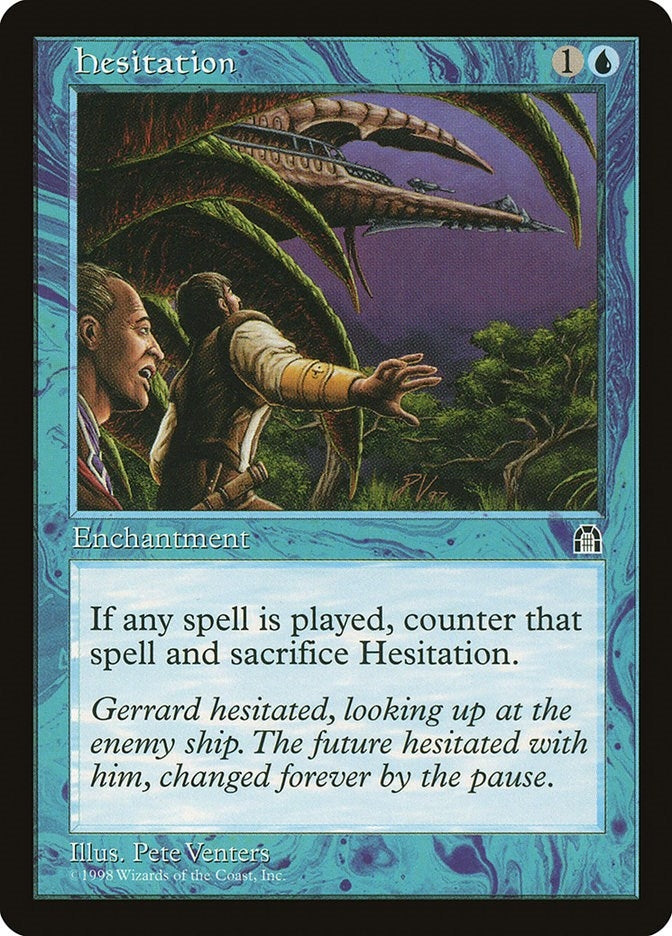 Image for Hesitation (STH) - Magic: The Gathering