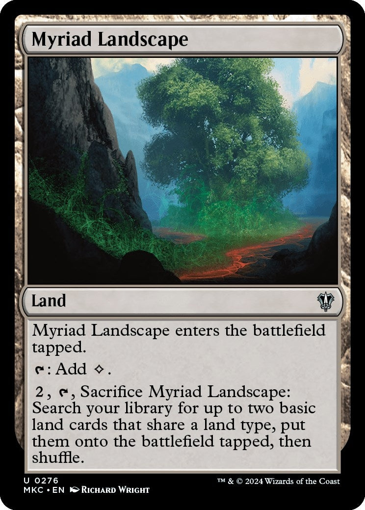 Image for Myriad Landscape (276) (MKC) - Magic: The Gathering