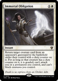 Image for Immortal Obligation (10) (MKC) - Magic: The Gathering