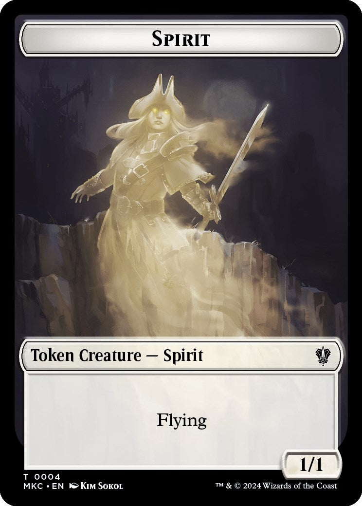 Image for Spirit // Phyrexian Germ Double-Sided Token (4 // 10) (MKC) - Magic: The Gathering