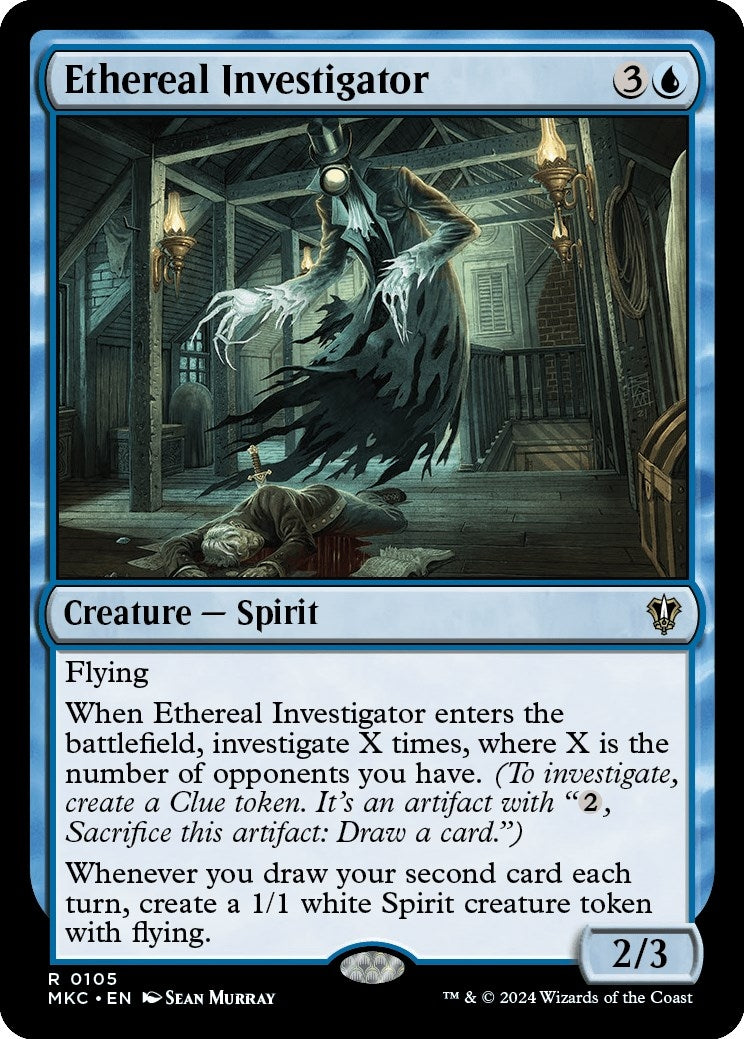Image for Ethereal Investigator (105) (MKC) - Magic: The Gathering
