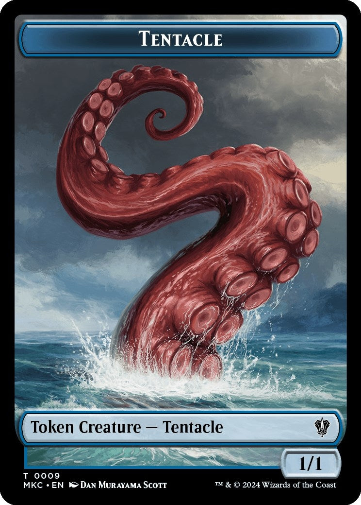 Image for Tentacle // Koma's Coil Double-Sided Token (9 // 7) (MKC) - Magic: The Gathering