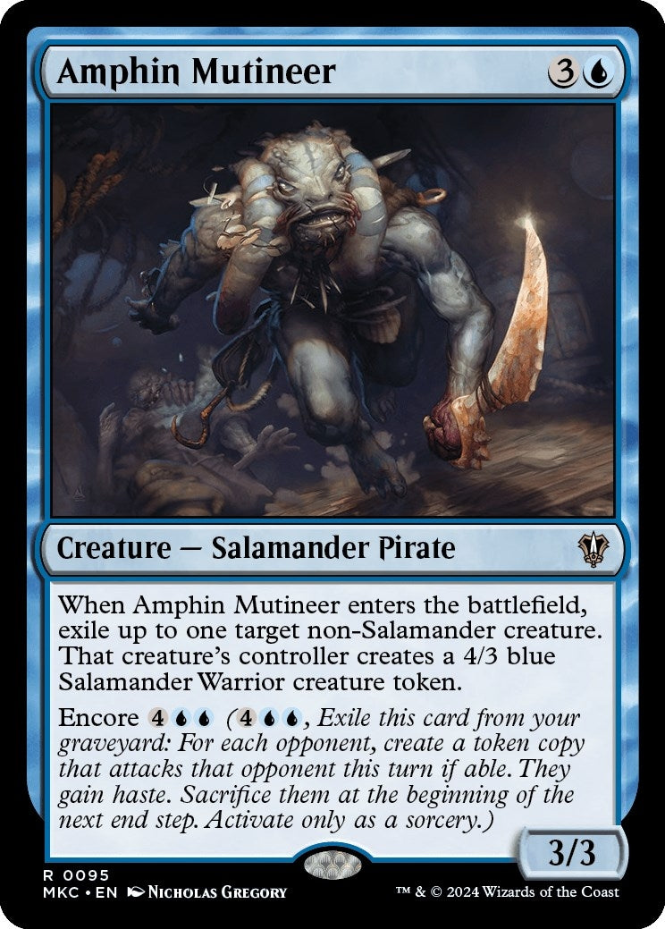 Image for Amphin Mutineer (95) (MKC) - Magic: The Gathering