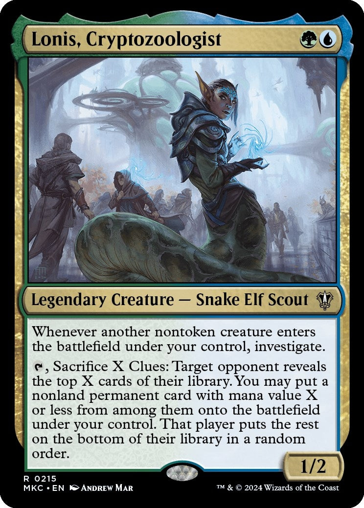 Image for Lonis, Cryptozoologist (215) (MKC) - Magic: The Gathering