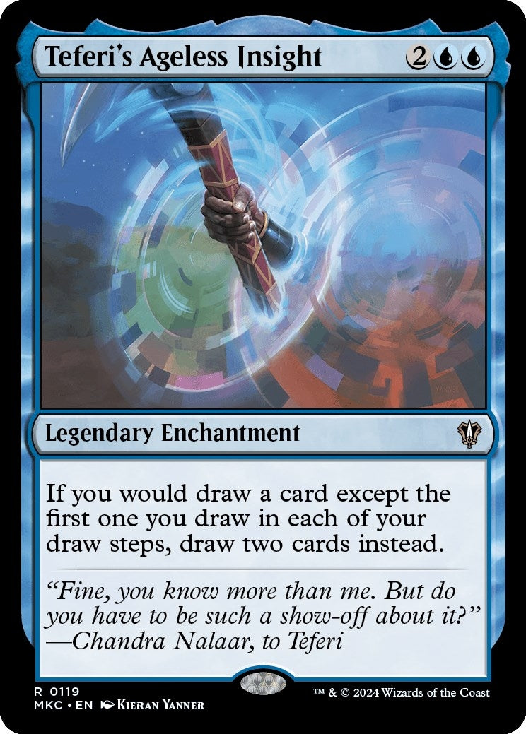 Image for Teferi's Ageless Insight (119) (MKC) - Magic: The Gathering