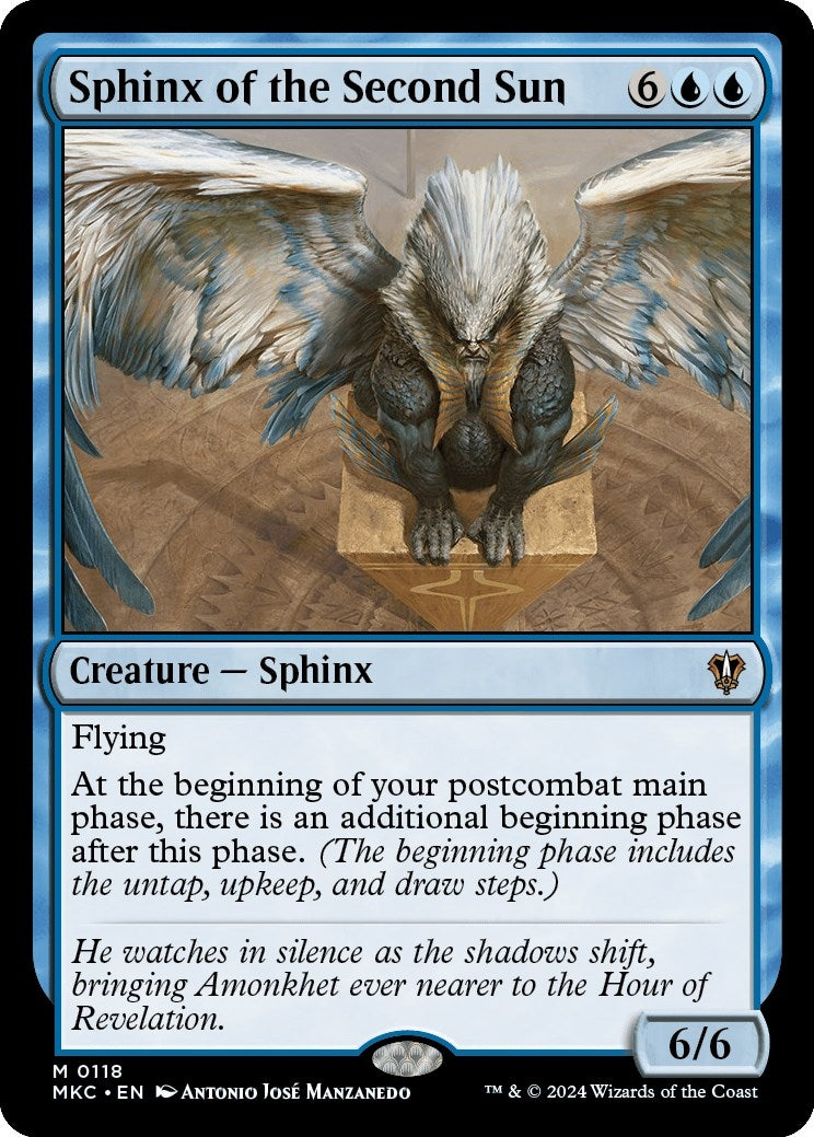 Image for Sphinx of the Second Sun (118) (MKC) - Magic: The Gathering