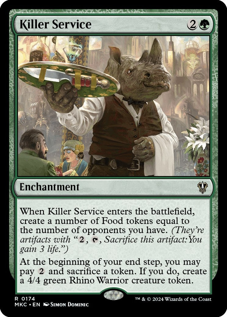 Image for Killer Service (174) (MKC) - Magic: The Gathering