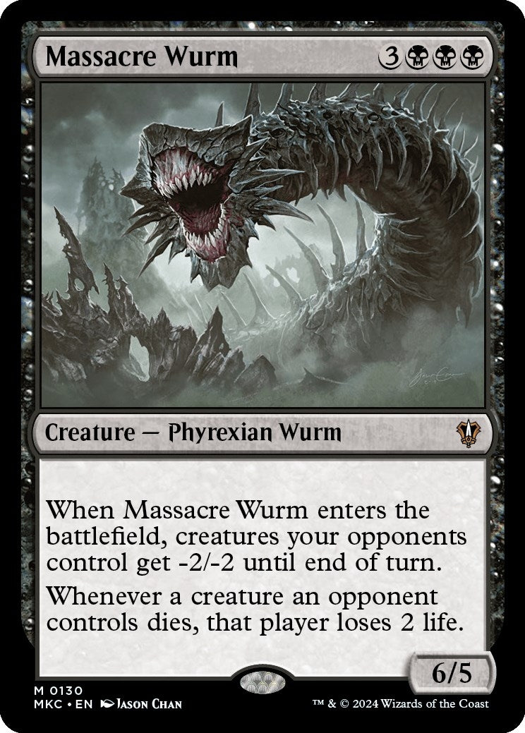 Image for Massacre Wurm (130) (MKC) - Magic: The Gathering