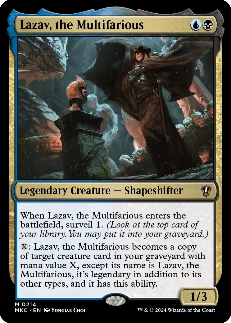 Image for Lazav, the Multifarious (214) (MKC) - Magic: The Gathering