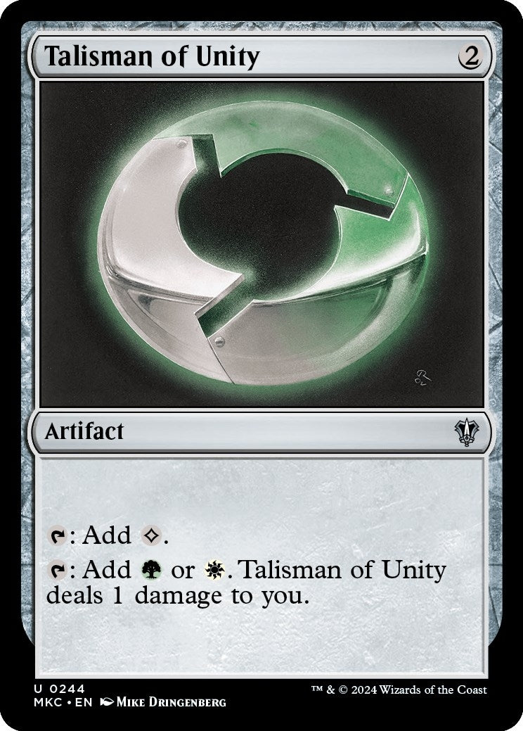 Image for Talisman of Unity (244) (MKC) - Magic: The Gathering