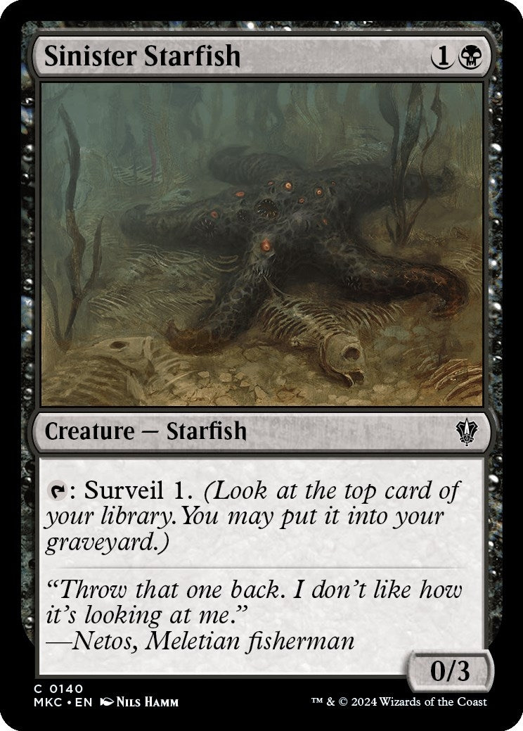 Image for Sinister Starfish (140) (MKC) - Magic: The Gathering