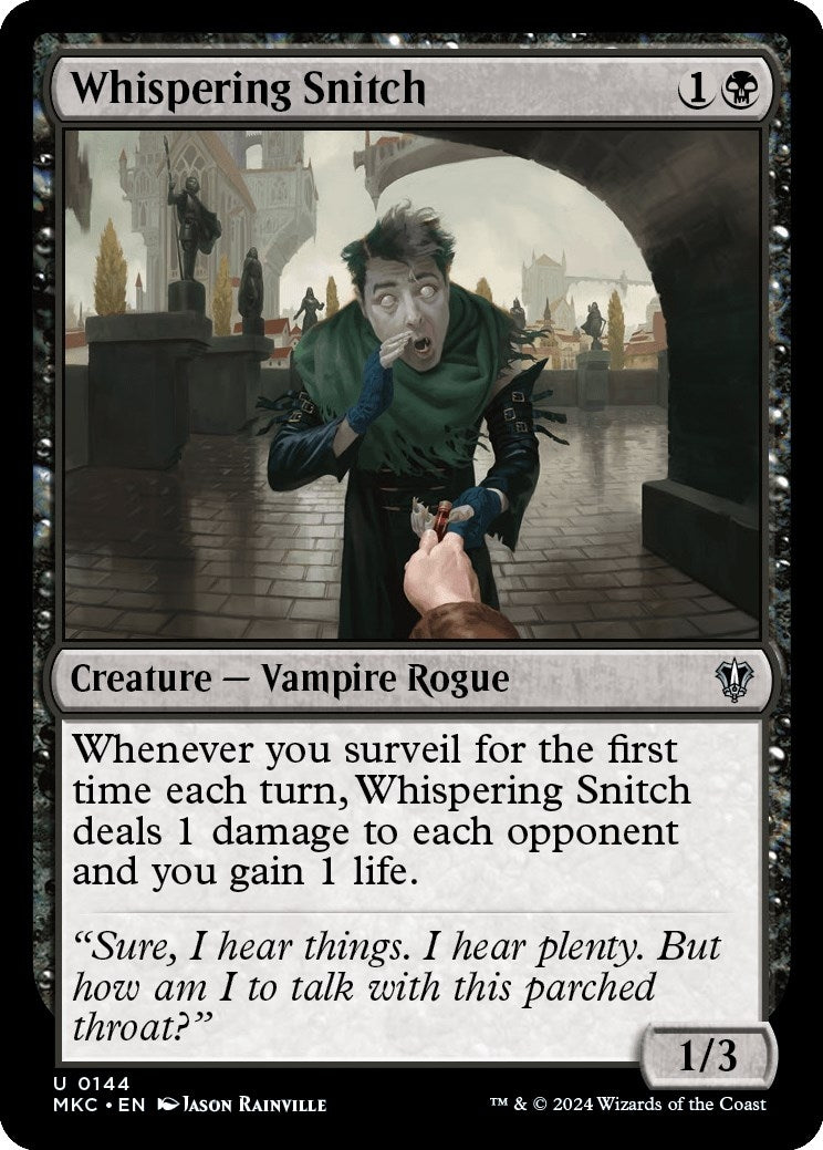 Image for Whispering Snitch (144) (MKC) - Magic: The Gathering