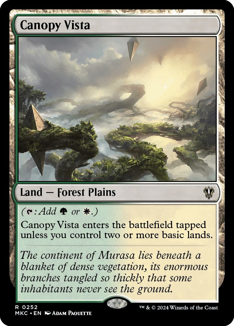 Image for Canopy Vista (252) (MKC) - Magic: The Gathering
