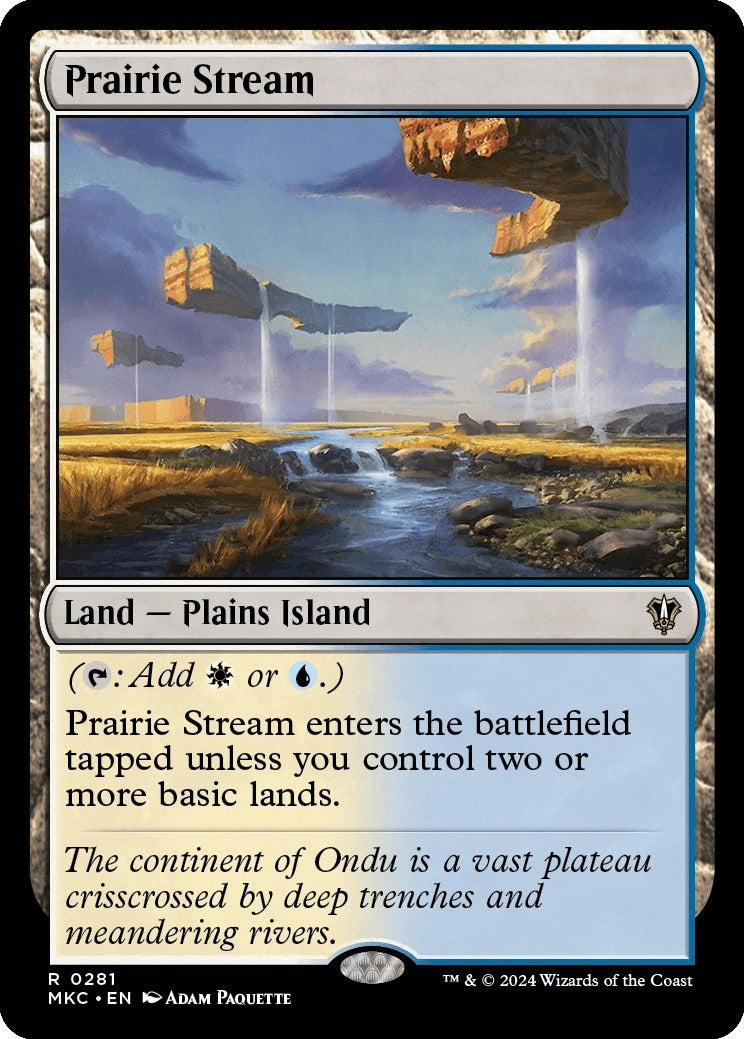 Image for Prairie Stream (281) (MKC) - Magic: The Gathering
