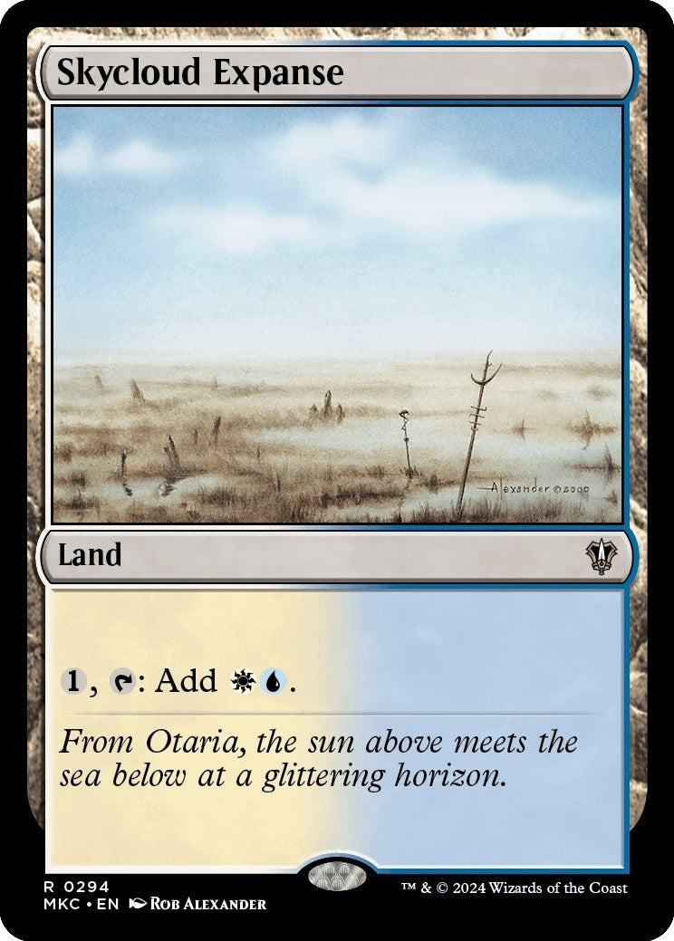 Image for Skycloud Expanse (294) (MKC) - Magic: The Gathering