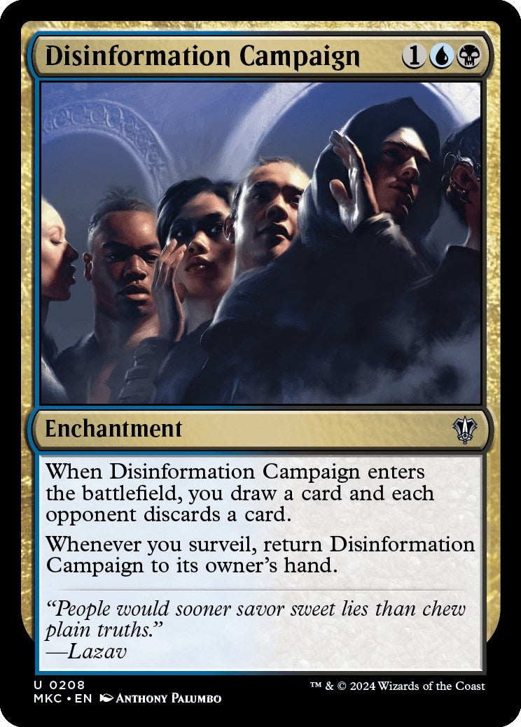 Image for Disinformation Campaign (208) (MKC) - Magic: The Gathering
