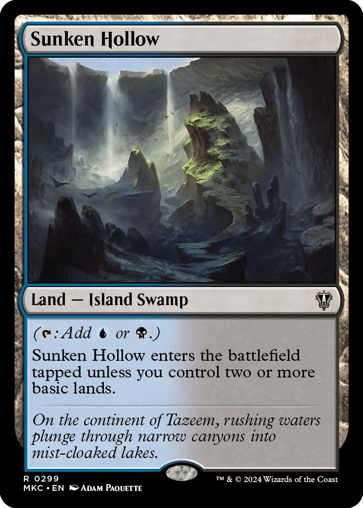 Image for Sunken Hollow (299) (MKC) - Magic: The Gathering