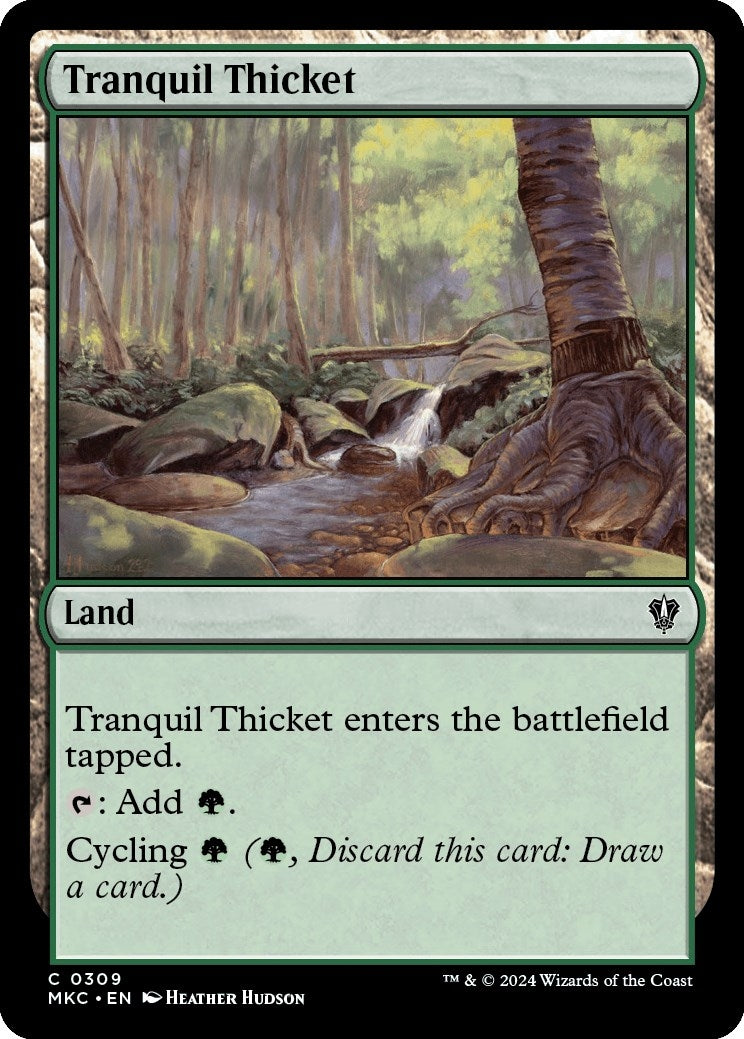 Image for Tranquil Thicket (309) (MKC) - Magic: The Gathering