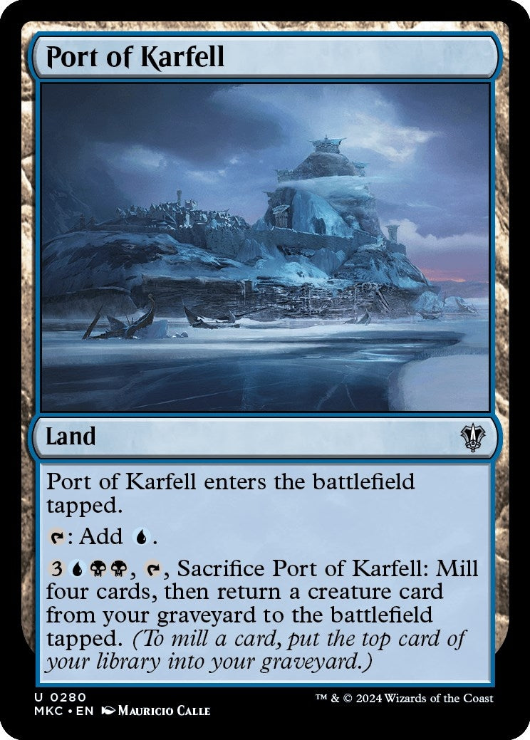 Image for Port of Karfell (280) (MKC) - Magic: The Gathering