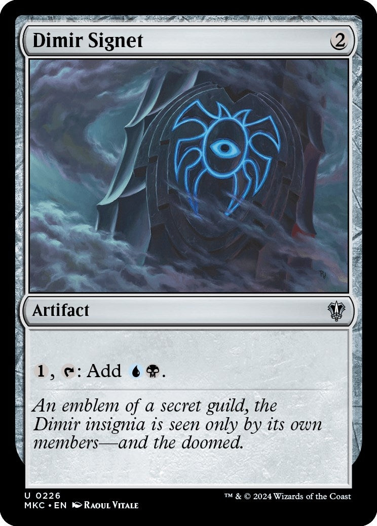 Image for Dimir Signet (226) (MKC) - Magic: The Gathering