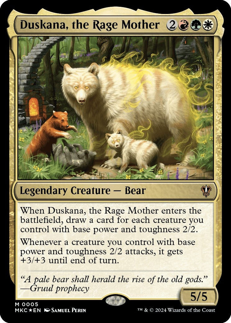 Image for Duskana, the Rage Mother (5) (MKC) - Magic: The Gathering
