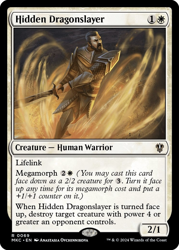 Image for Hidden Dragonslayer (69) (MKC) - Magic: The Gathering