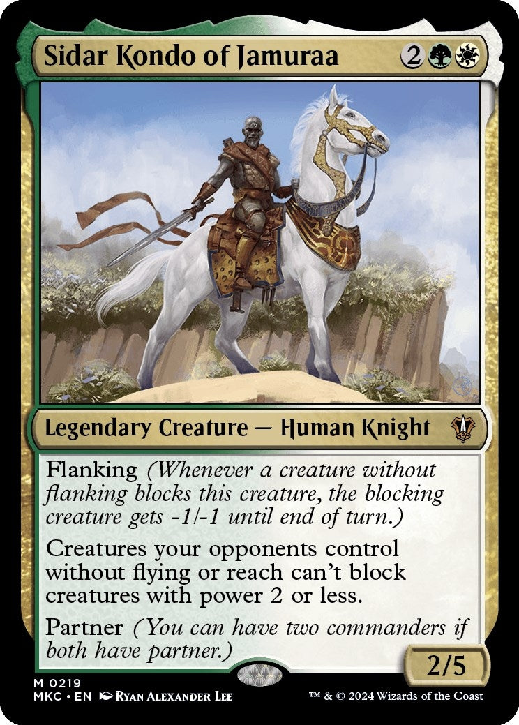 Image for Sidar Kondo of Jamuraa (219) (MKC) - Magic: The Gathering