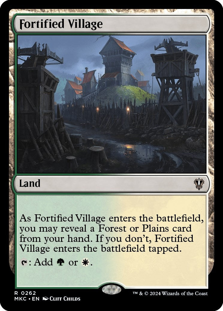 Image for Fortified Village (262) (MKC) - Magic: The Gathering