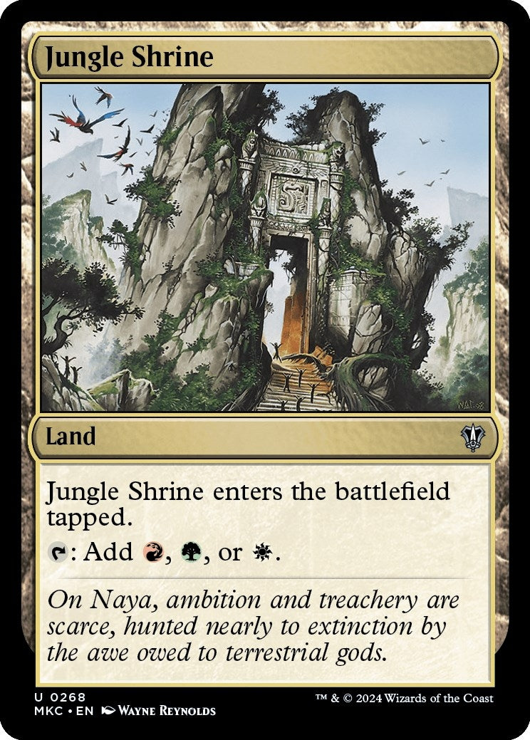 Image for Jungle Shrine (268) (MKC) - Magic: The Gathering