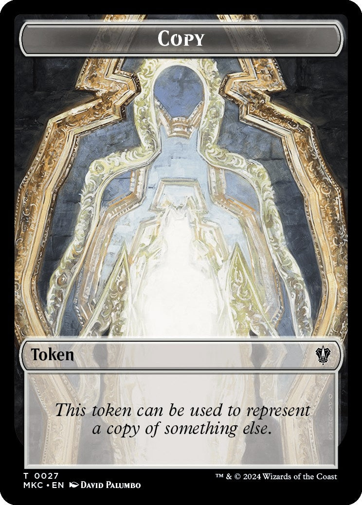 Image for Copy // Zombie Double-Sided Token (27 // 11) (MKC) - Magic: The Gathering