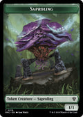 Image for Saproling // Morph Double-Sided Token (19 // 30) (MKC) - Magic: The Gathering
