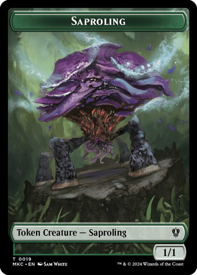 Saproling // Manifest Double-Sided Token (19 // 29) (MKC)