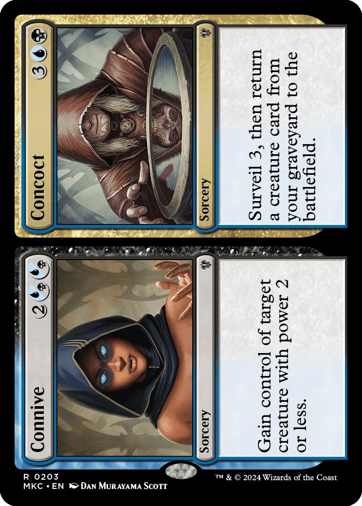 Image for Connive // Concoct (203) (MKC) - Magic: The Gathering