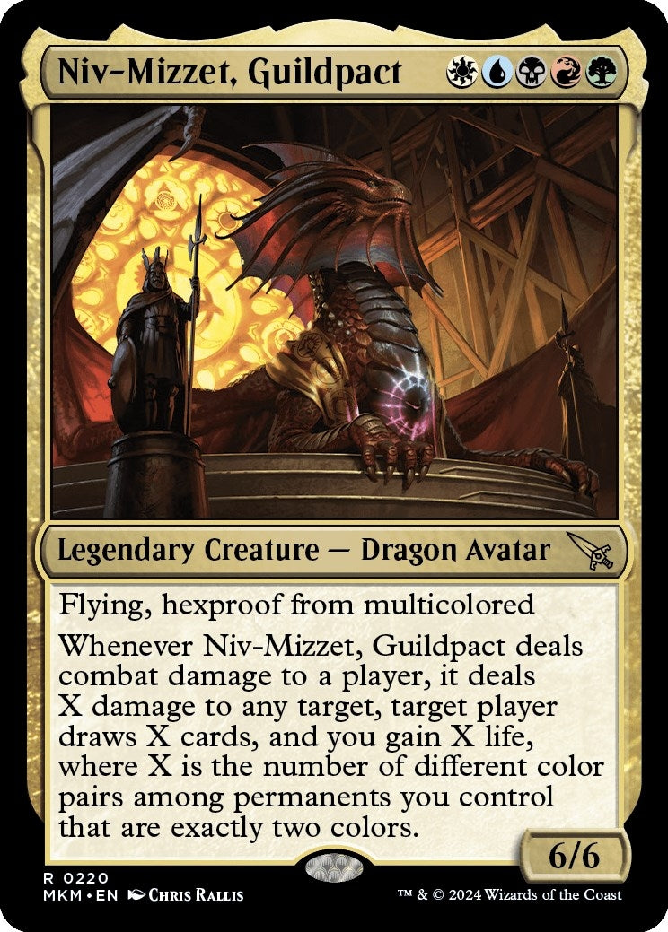 Image for Niv-Mizzet, Guildpact (220) (MKM) - Magic: The Gathering