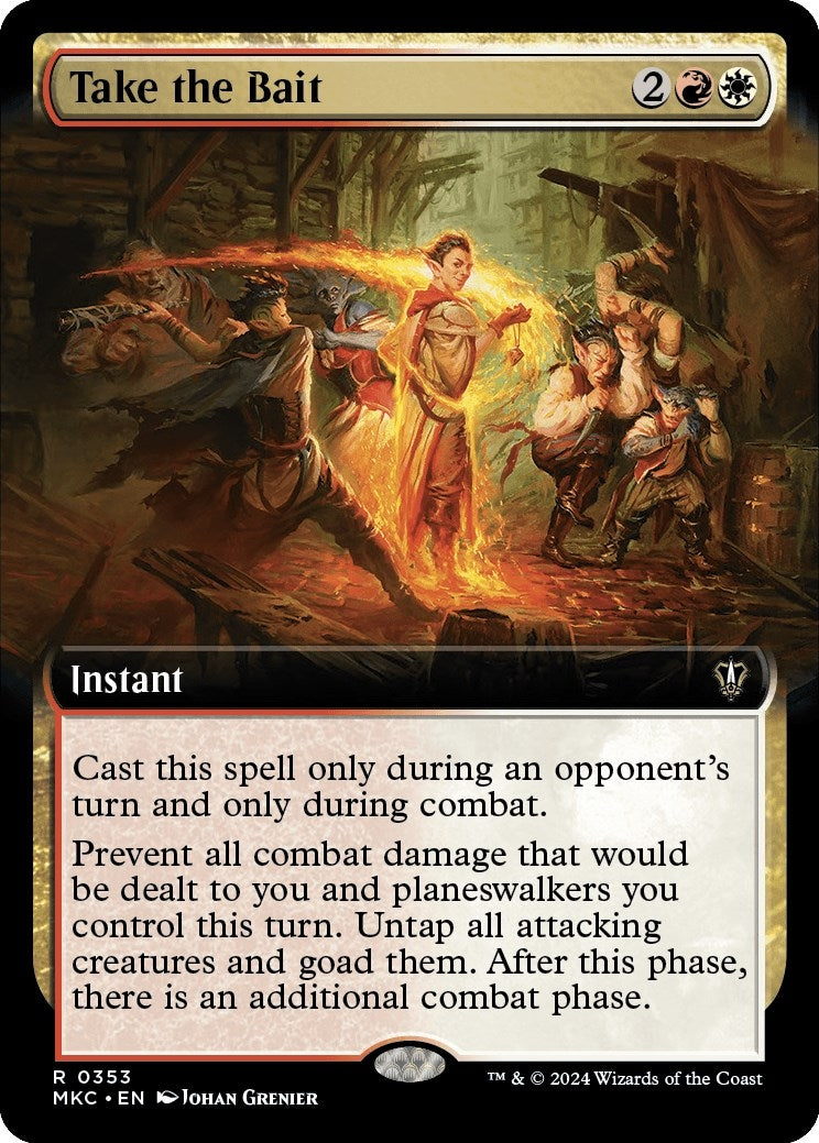 Image for Take the Bait (Extended Art) (353) (MKC) - Magic: The Gathering