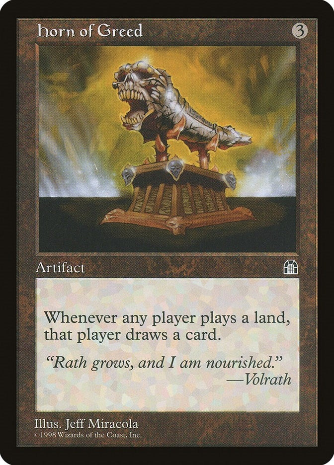 Image for Horn of Greed (STH) - Magic: The Gathering