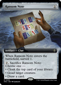 Image for Ransom Note (0355) (Extended Art) (355) (MKC) - Magic: The Gathering