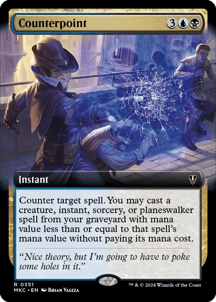 Image for Counterpoint (Extended Art) (351) (MKC) - Magic: The Gathering
