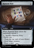 Image for Ransom Note (0356) (Extended Art) (356) (MKC) - Magic: The Gathering