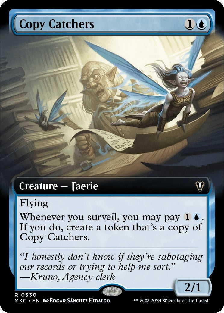 Image for Copy Catchers (Extended Art) (330) (MKC) - Magic: The Gathering