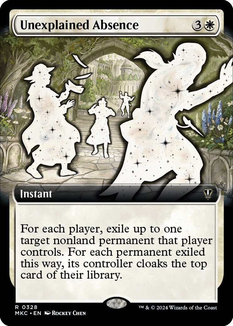 Image for Unexplained Absence (Extended Art) (328) (MKC) - Magic: The Gathering