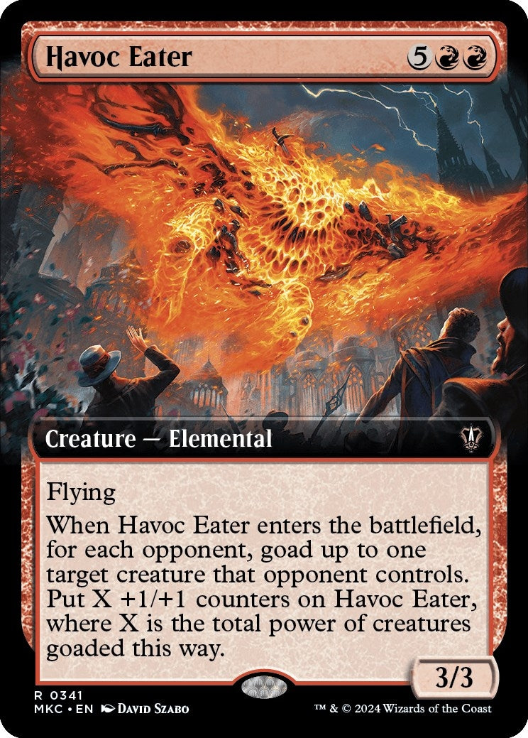 Image for Havoc Eater (Extended Art) (341) (MKC) - Magic: The Gathering