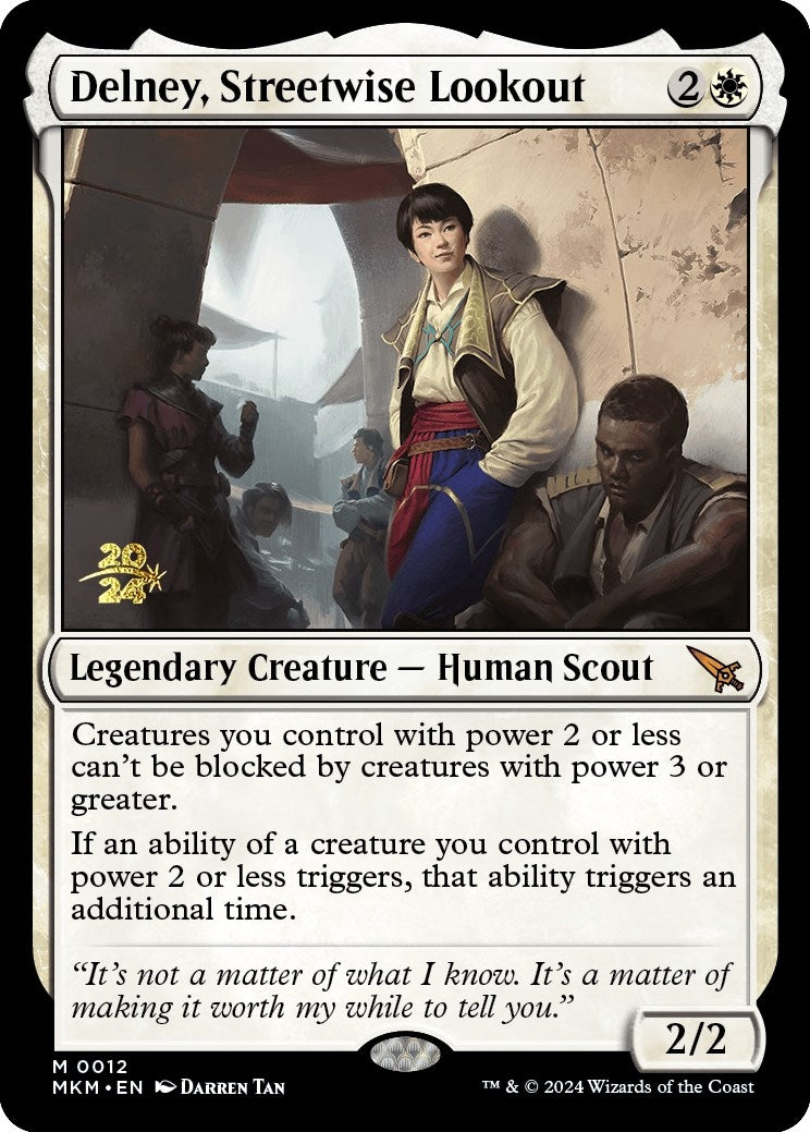 Image for Delney, Streetwise Lookout (12) (PRE) - Magic: The Gathering