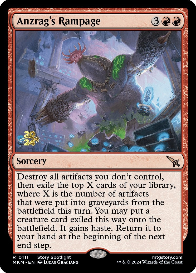 Image for Anzrag's Rampage (111) (PRE) - Magic: The Gathering