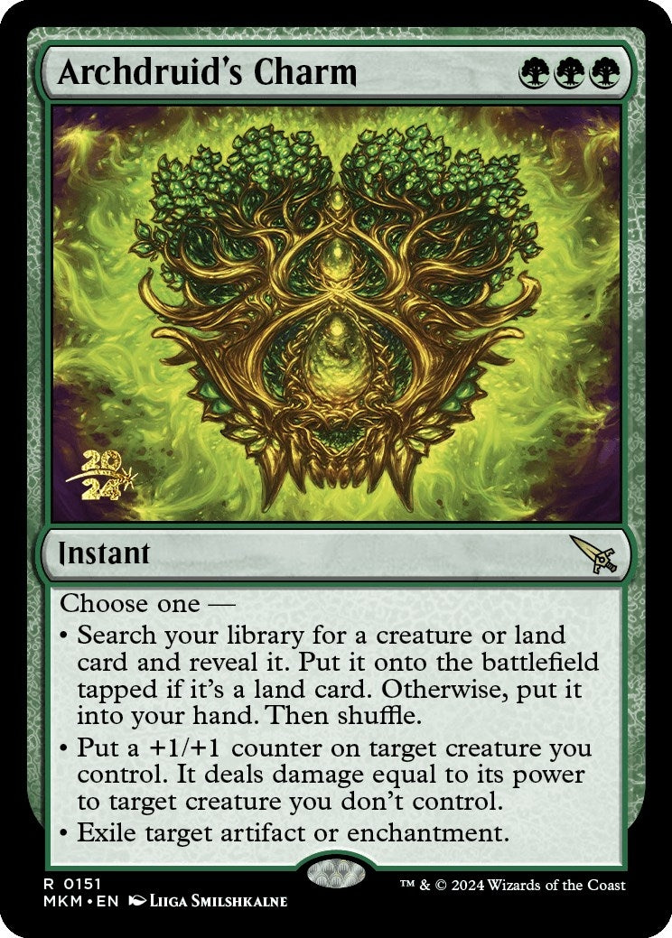 Image for Archdruid's Charm (151) (PRE) - Magic: The Gathering